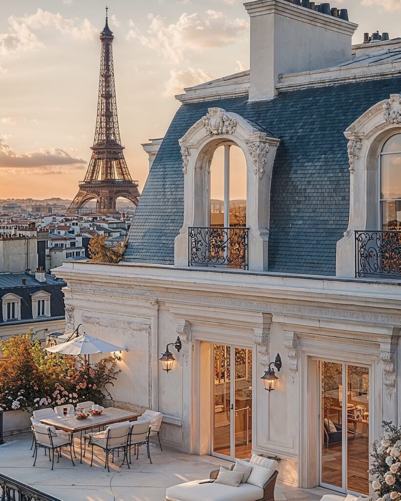 Sui Tetti di Parigi Eleganza e Lusso con Vista sulla Torre Eiffel 1